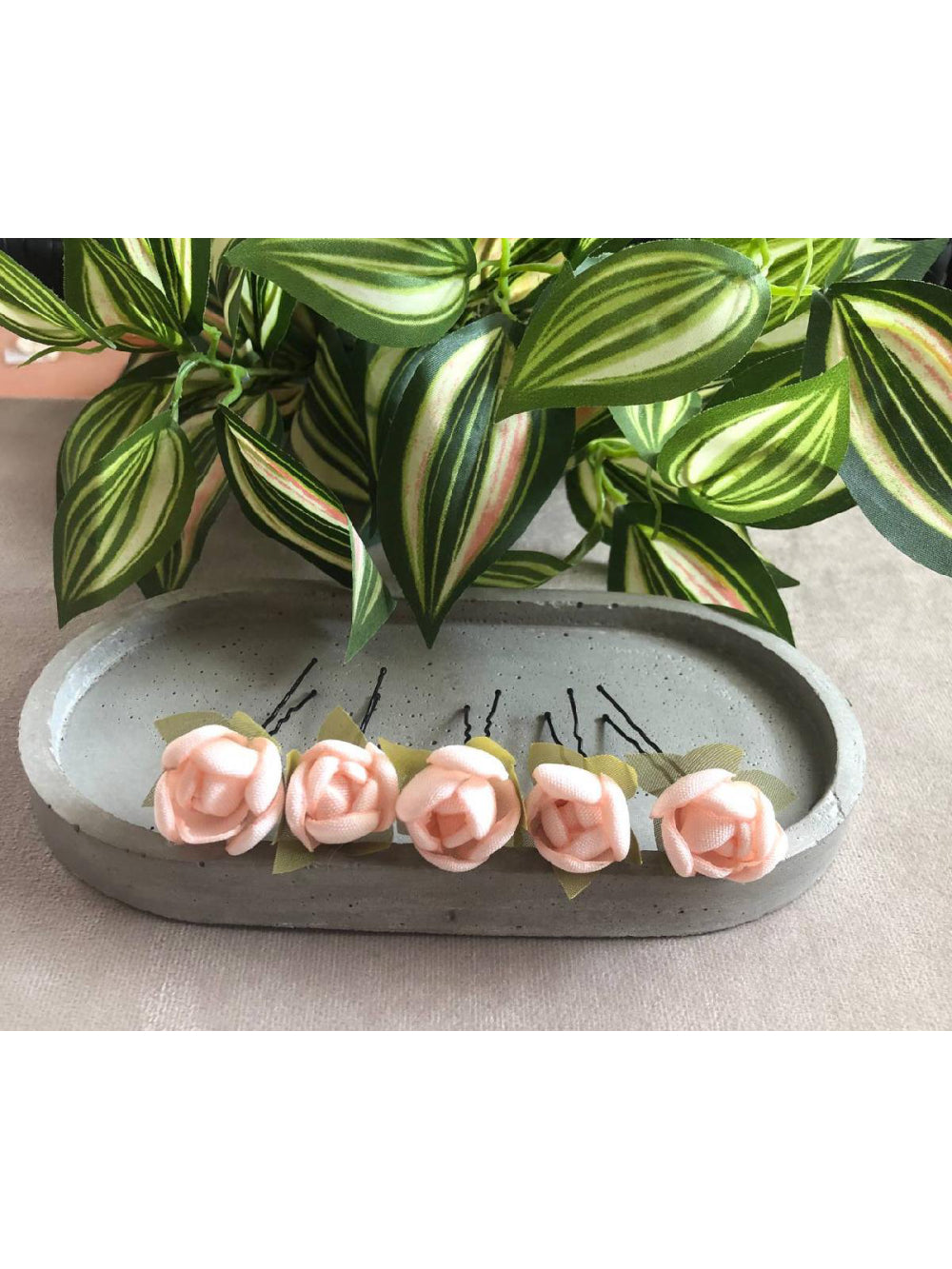 Kit Grampos de Flor de Cetim Pin de Cabelo Daminha Florista