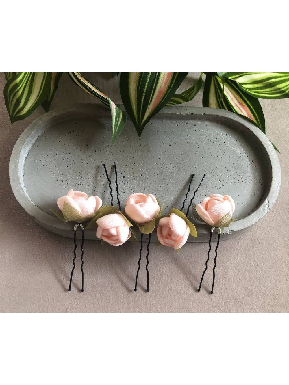 Kit Grampos de Flor de Cetim Pin de Cabelo Daminha Florista