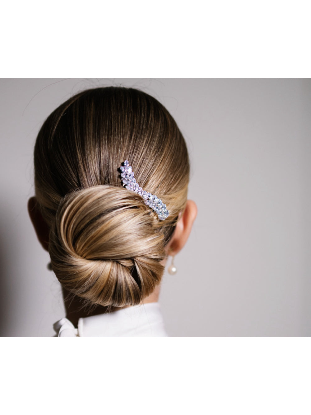 Par Arranjo Folhas de Zircônia Brilho Penteado Noiva Festa