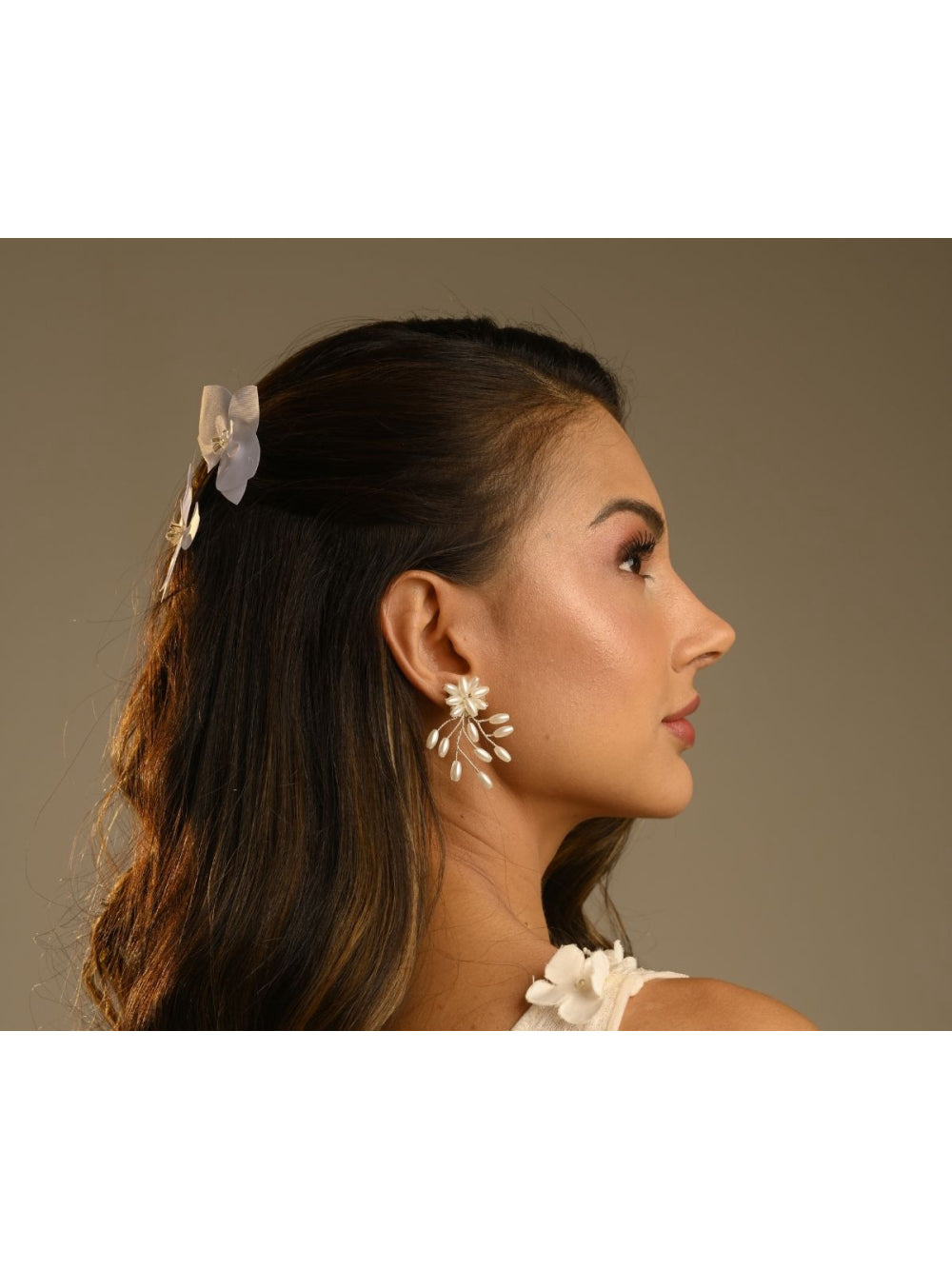 Brinco Noiva Pérolas Delicado Handmade Casamento