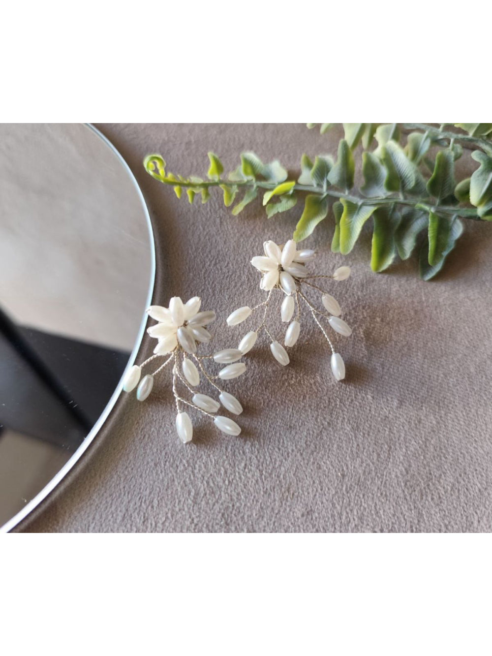 Brinco Noiva Pérolas Delicado Handmade Casamento