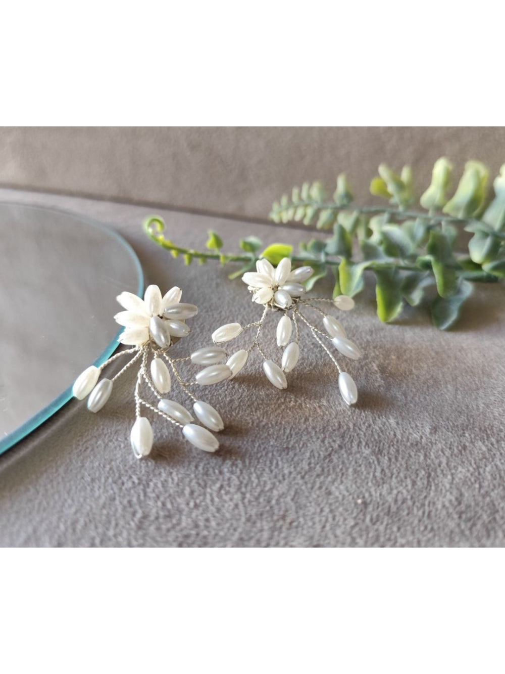 Brinco Noiva Pérolas Delicado Handmade Casamento