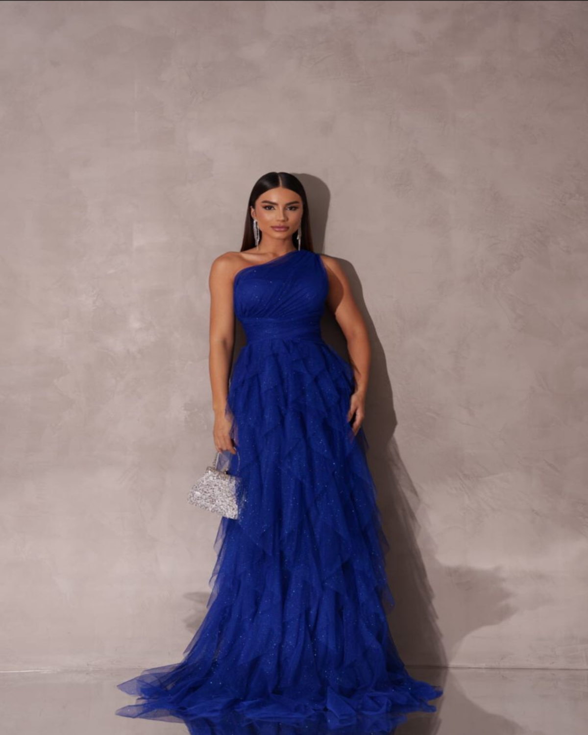 Vestido de Festa Tule e Glitter Galla Dress