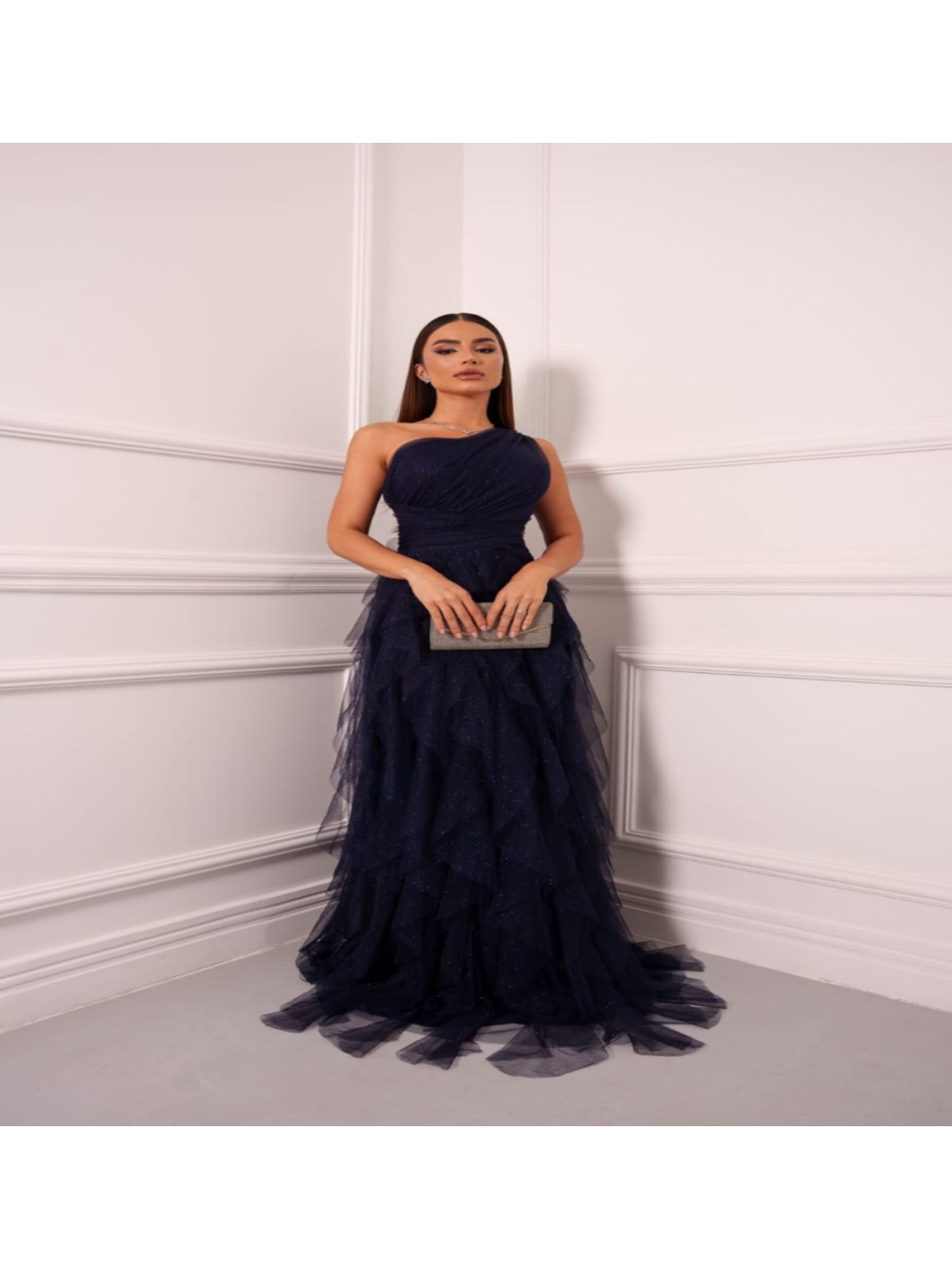 Vestido de Festa Tule e Glitter Galla Dress