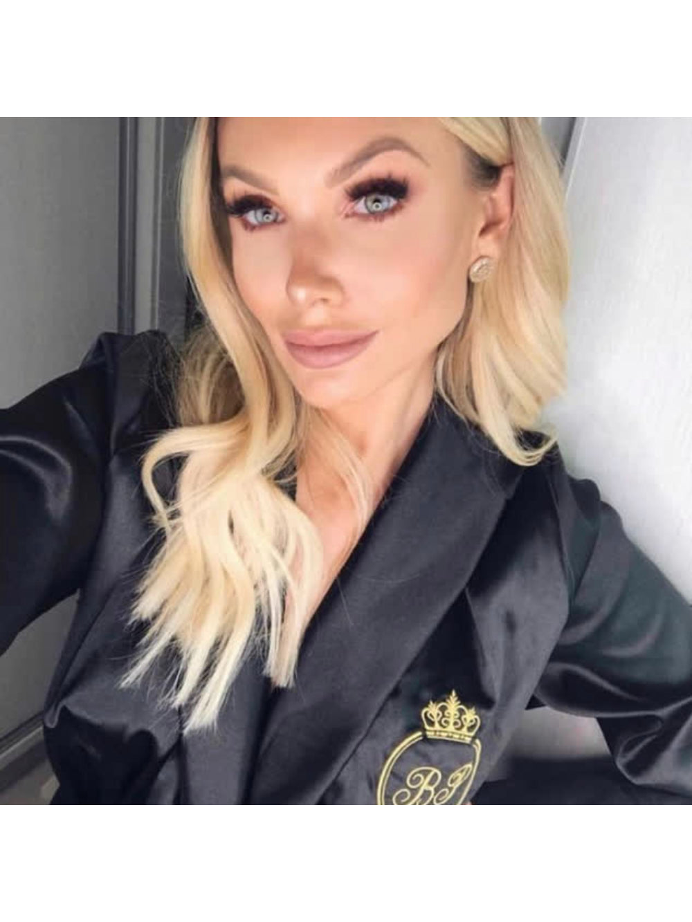 Robe Personalizado Preto With My Name