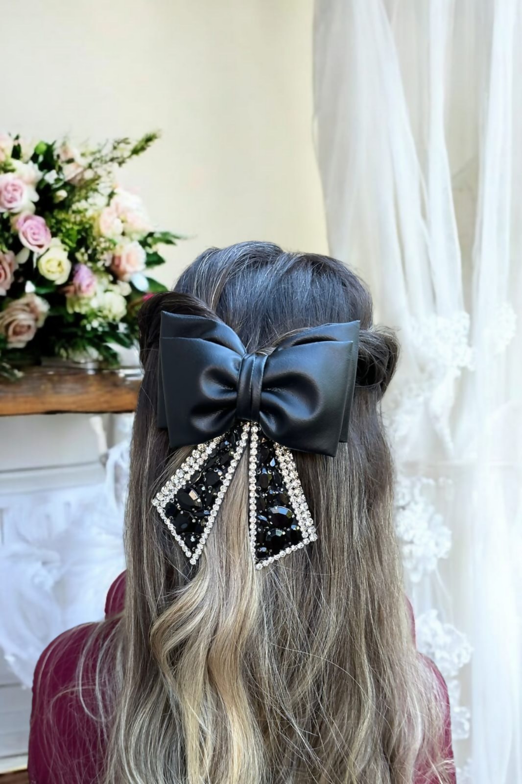 Laços de Cabelo Festa Aline Moura