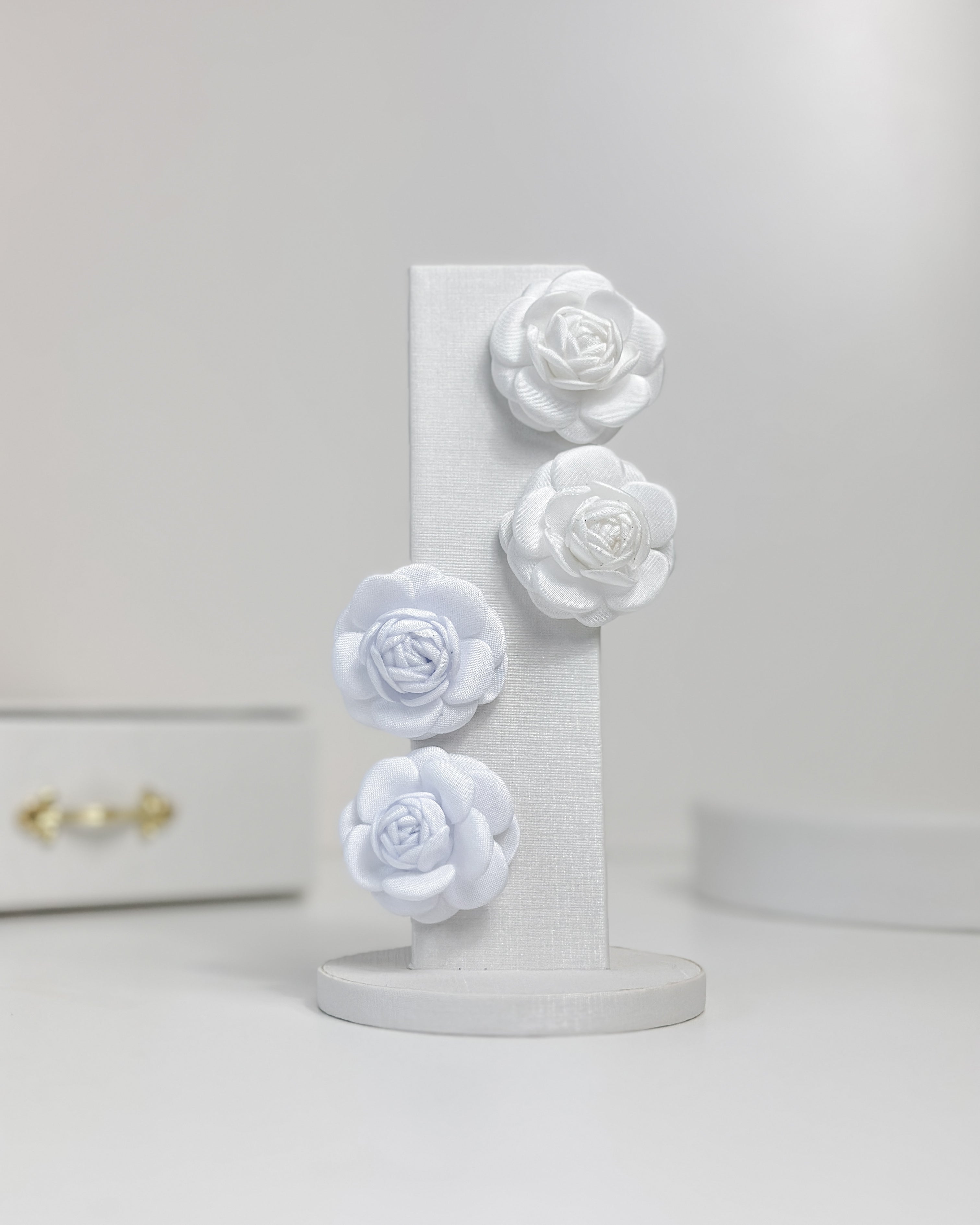 Par Hair Clip presilha Flores para daminhas