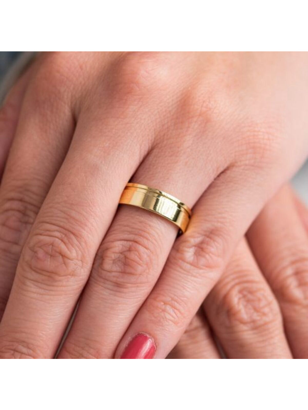 Par Aliança Casamento Ouro 18K Reta Acima do Sol Neumond Joias