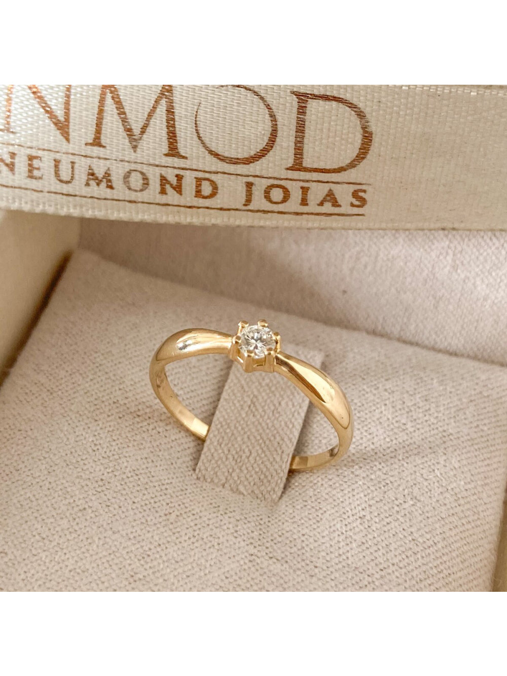 Anel Honey em Ouro 18K Neumond Joias