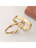 Par Aliança Casamento Ouro 18K Ipê Personalizado Neumond joias