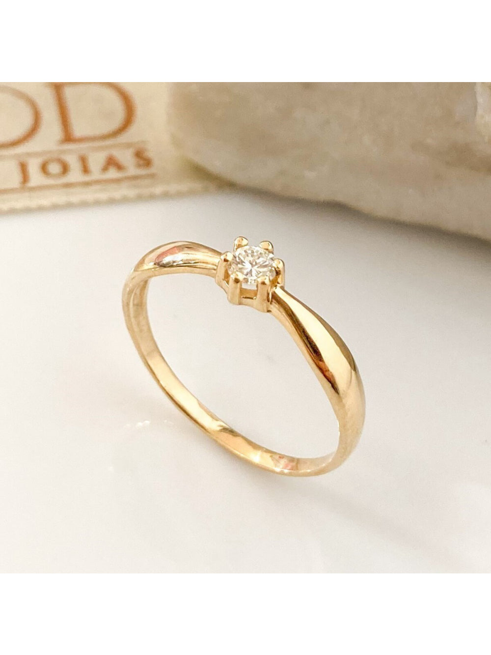 Anel Honey em Ouro 18K Neumond Joias