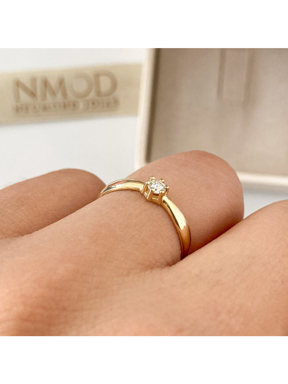 Anel Honey em Ouro 18K Neumond Joias