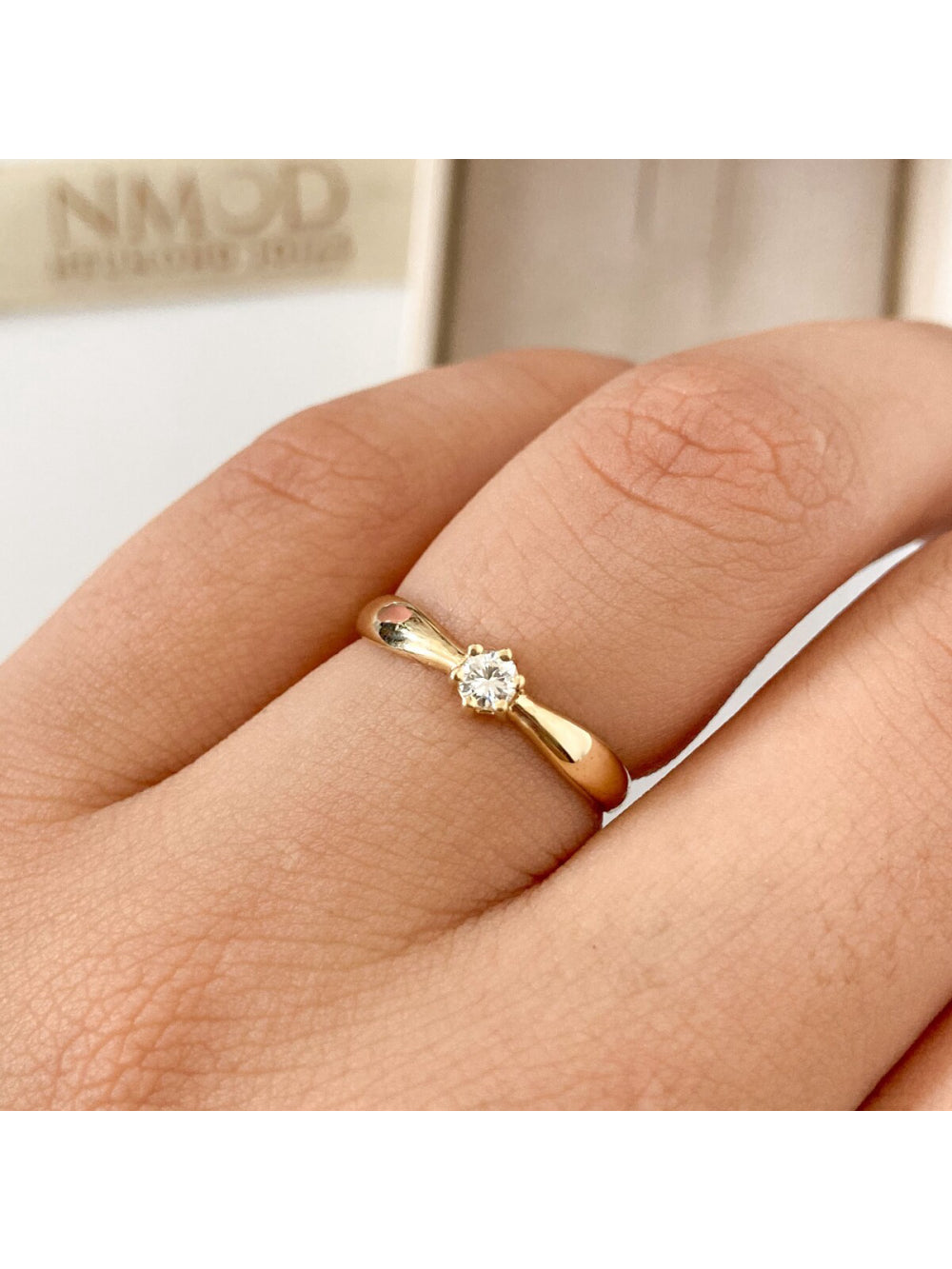 Anel Honey em Ouro 18K Neumond Joias