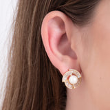 Brinco Pérola Elegance Reluzente