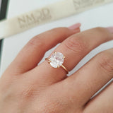 Anel Solitário Ouro 18K Oval Lily II - NEUMOND