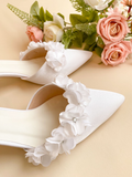 Sapato de Noiva Scarpin Flora Sarah Brides