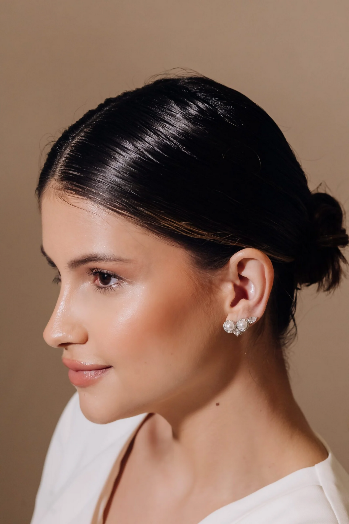 Brinco Ear Cuff de Noiva e Festa Pérolas Atelie Bride