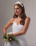 Tiara Allegra Off-White Matilda Headpieces