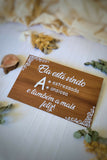 Plaquinha Personalizada para Casamento Ateliê Minh'Arte