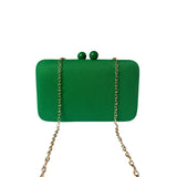 Bolsa de Festa Clutch Verde Bandeira Gaspri