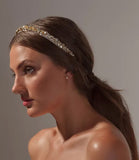 Tiara Bordada Queen Off-White Matilda Headpieces