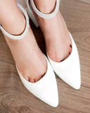 Scarpin Letícia de Noiva e Festa Marina Borja Atelier