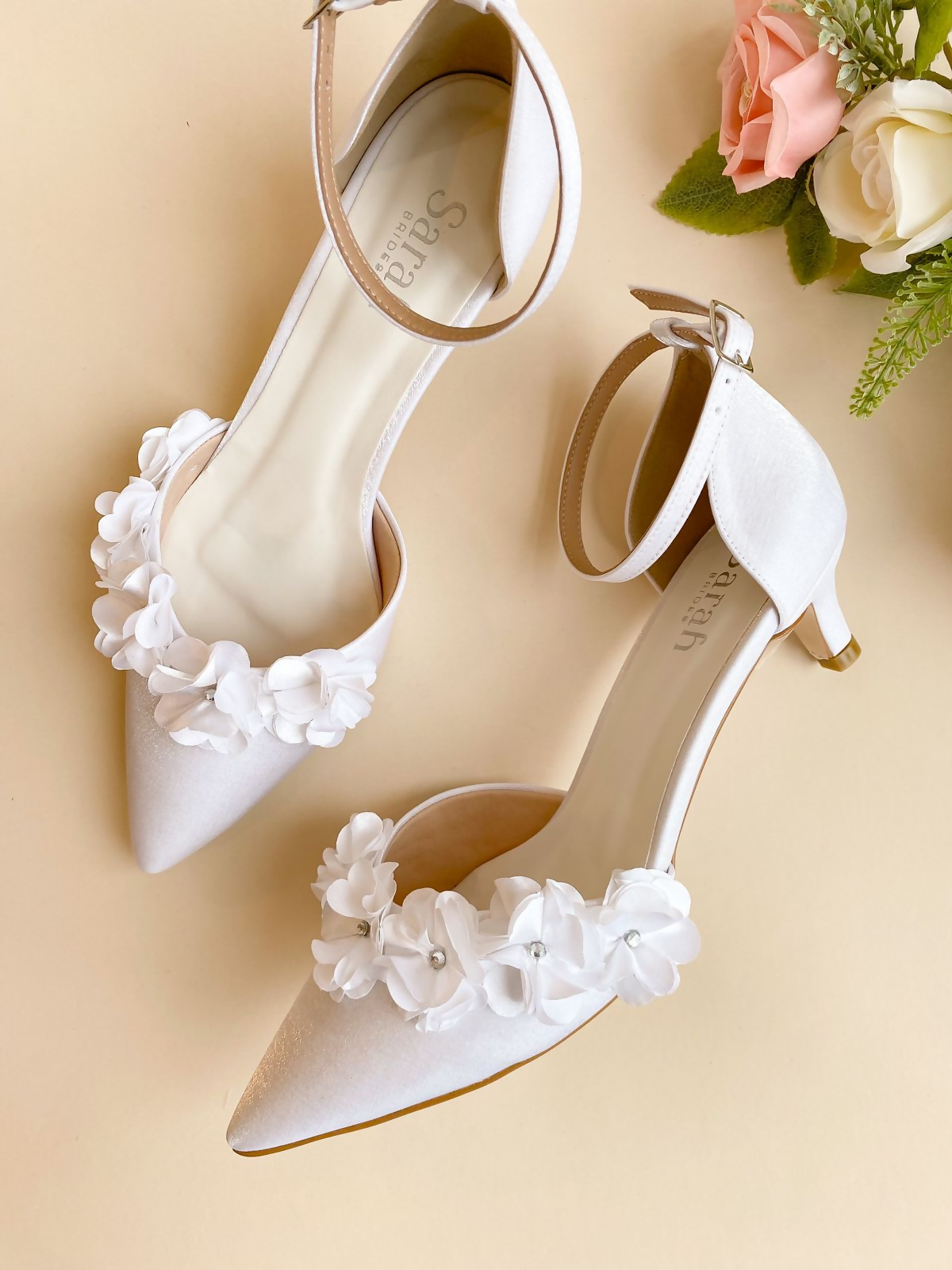 Scarpin de Noiva Flora Sarah Brides