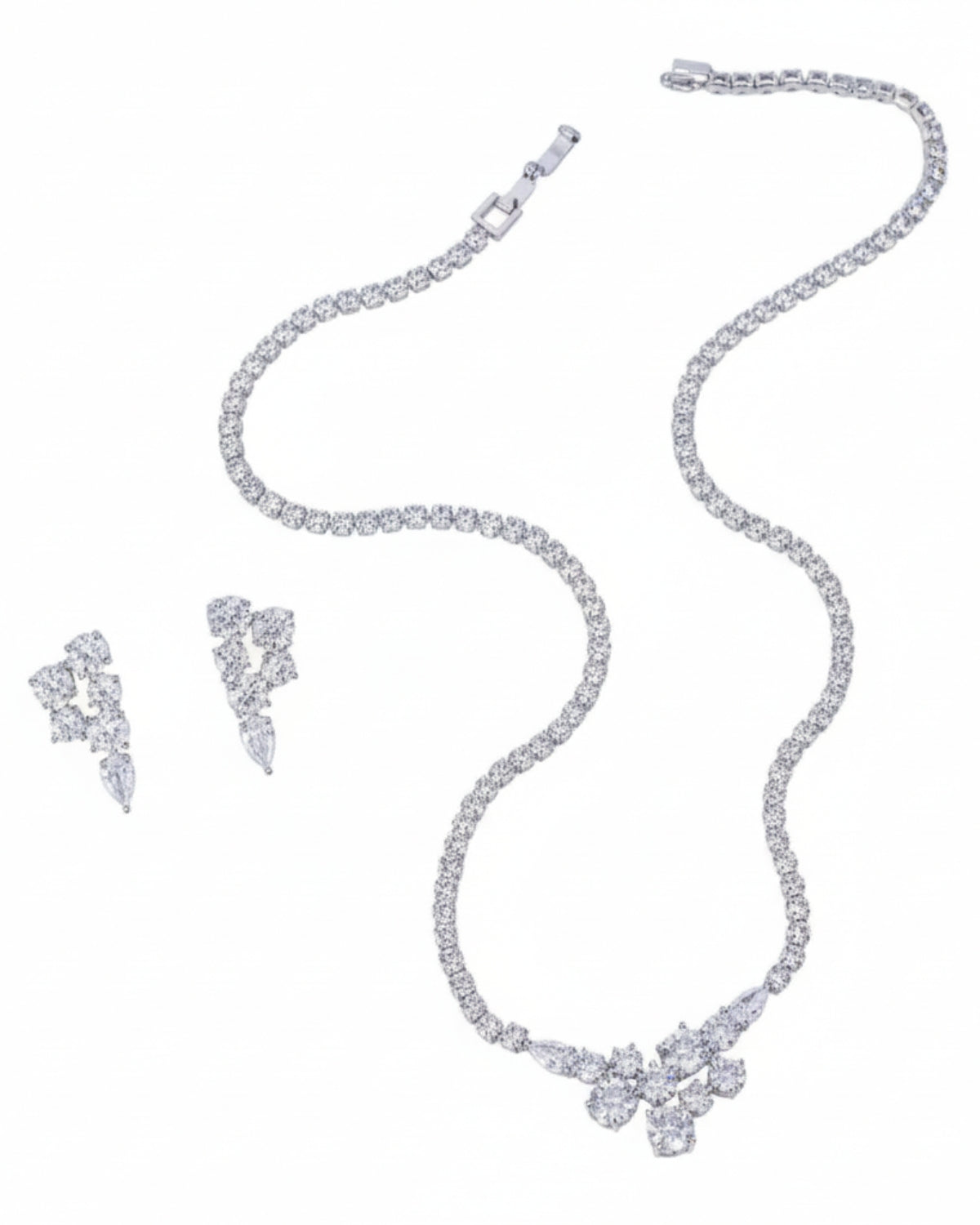 Conjunto de Zircônias Ellie Narcisa Acessórios