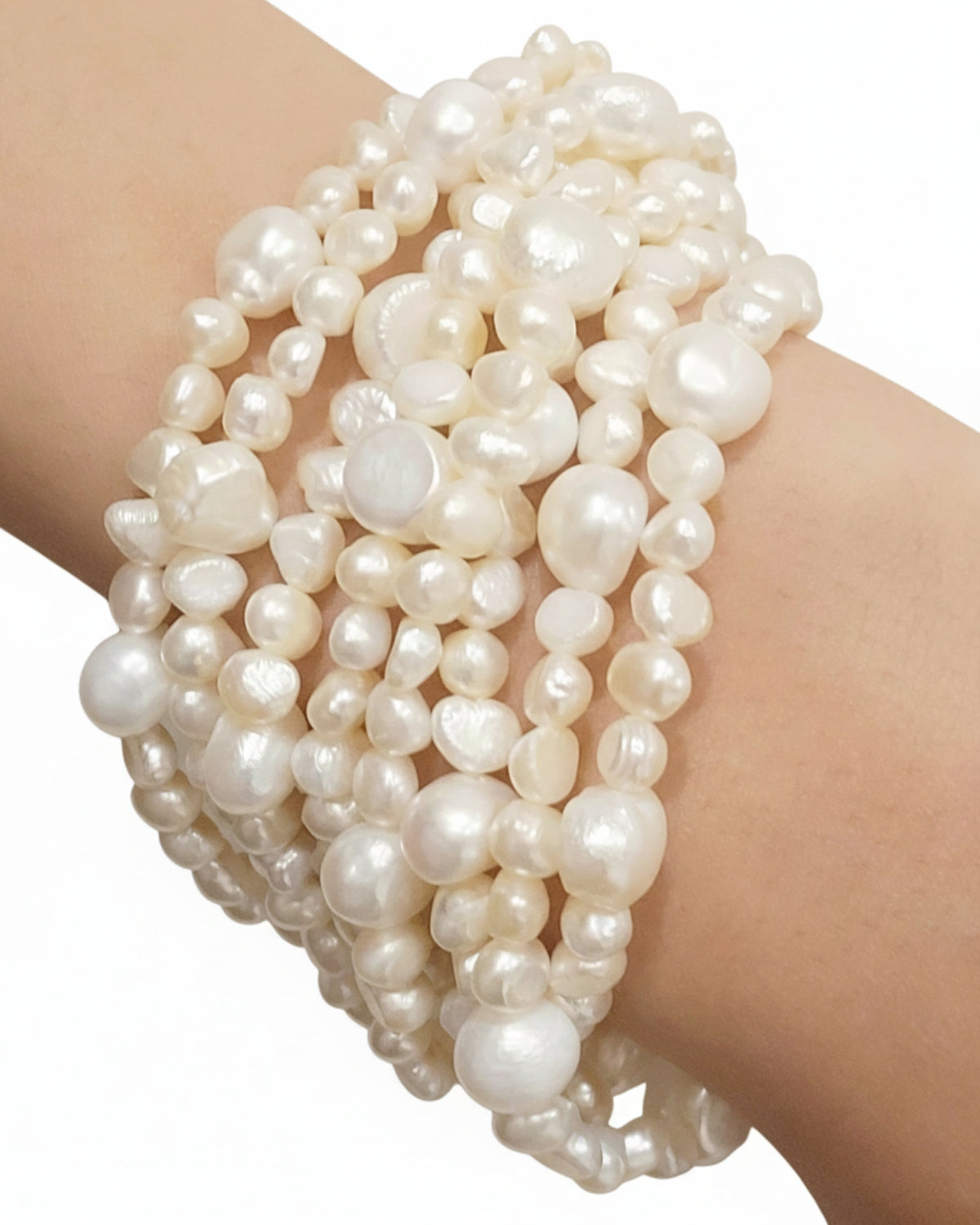 Pulseira Amabile de Pérolas Barrocas Narcisa Acessórios