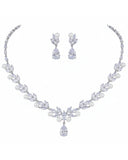 Conjunto de Pérolas e Zircônias Silver Angel Narcisa Acessórios