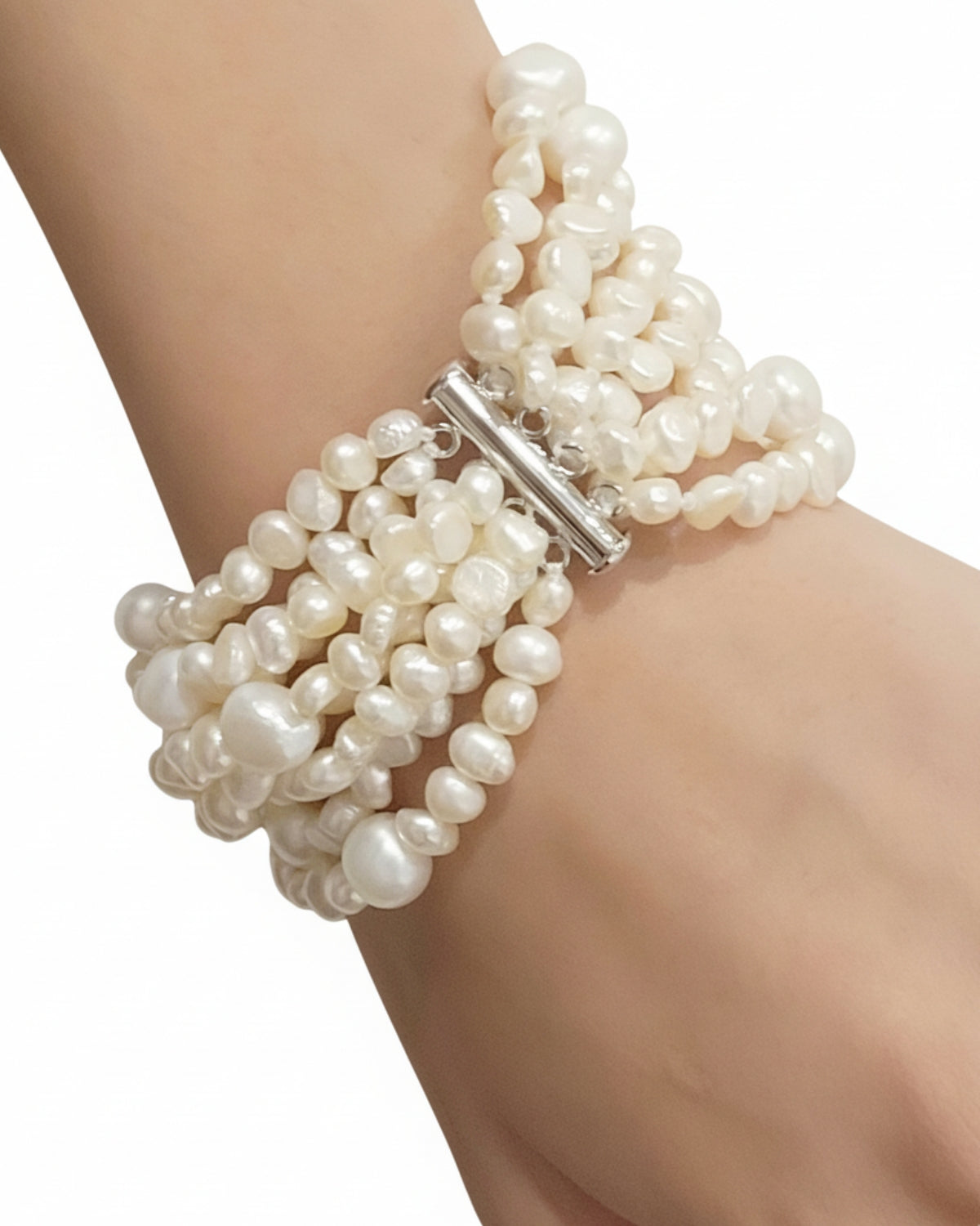 Pulseira Amabile de Pérolas Barrocas Narcisa Acessórios