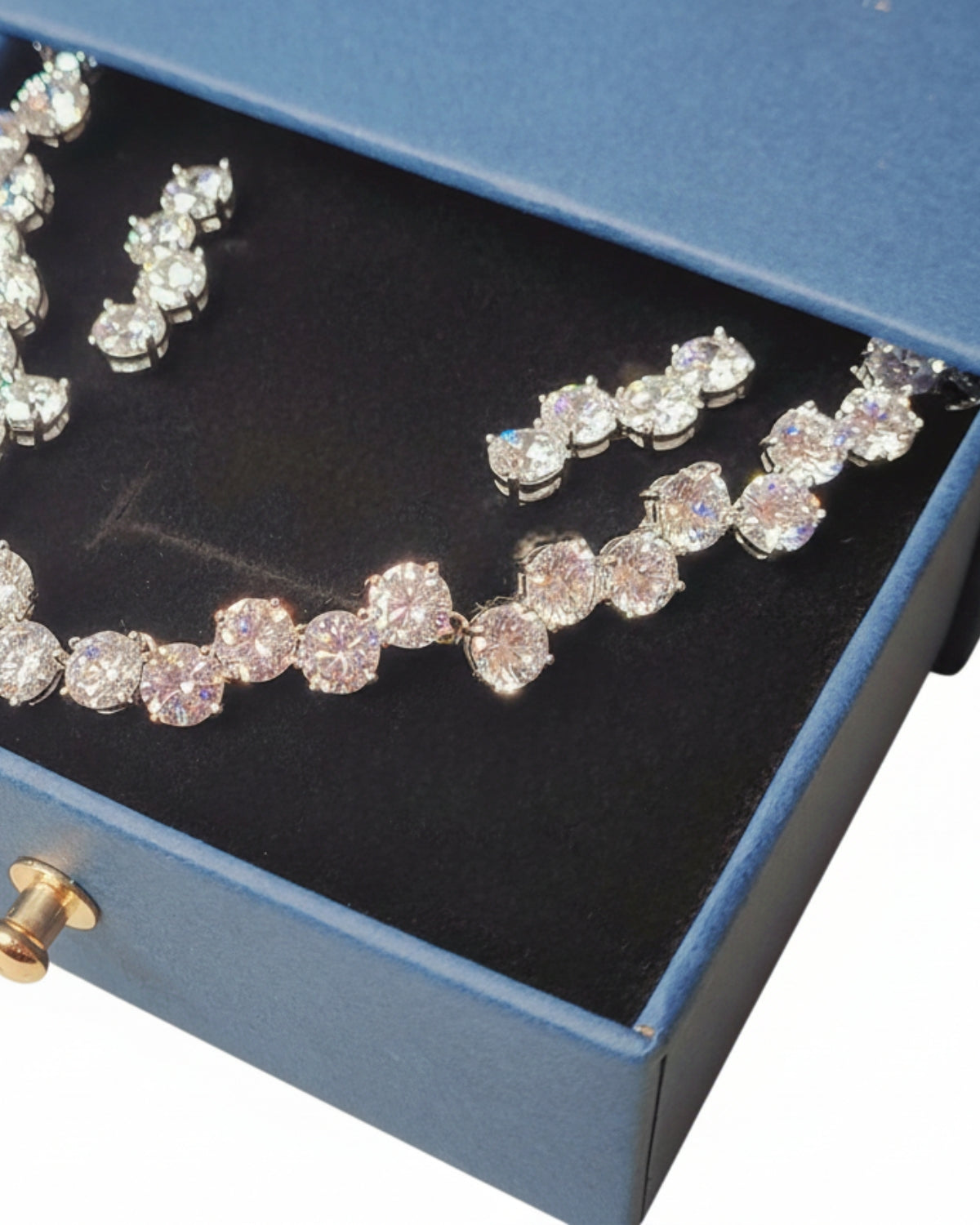 Conjunto de Zircônias Jackie O. Narcisa Acessórios