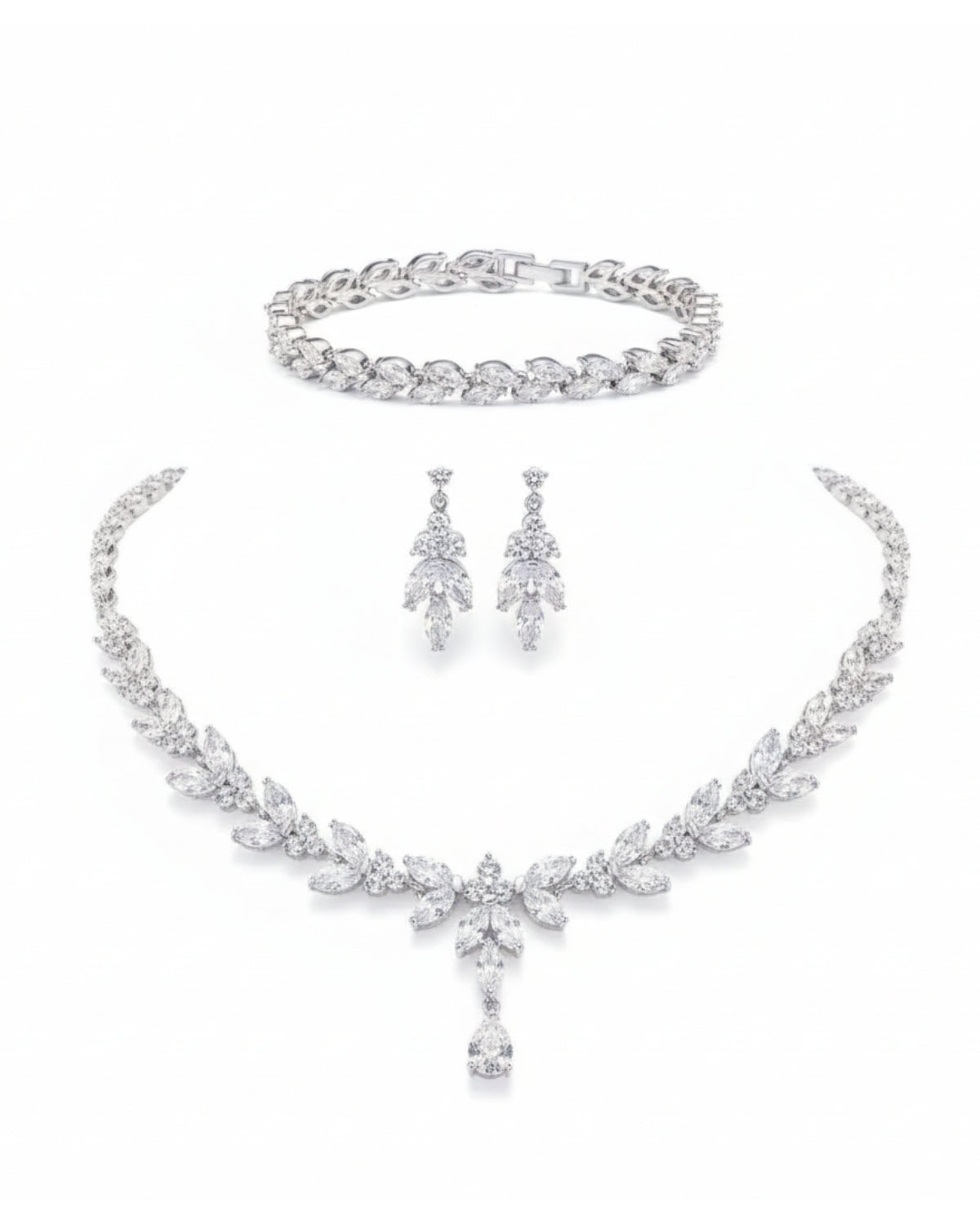 Conjunto de Zircônias Antonella Narcisa Acessórios