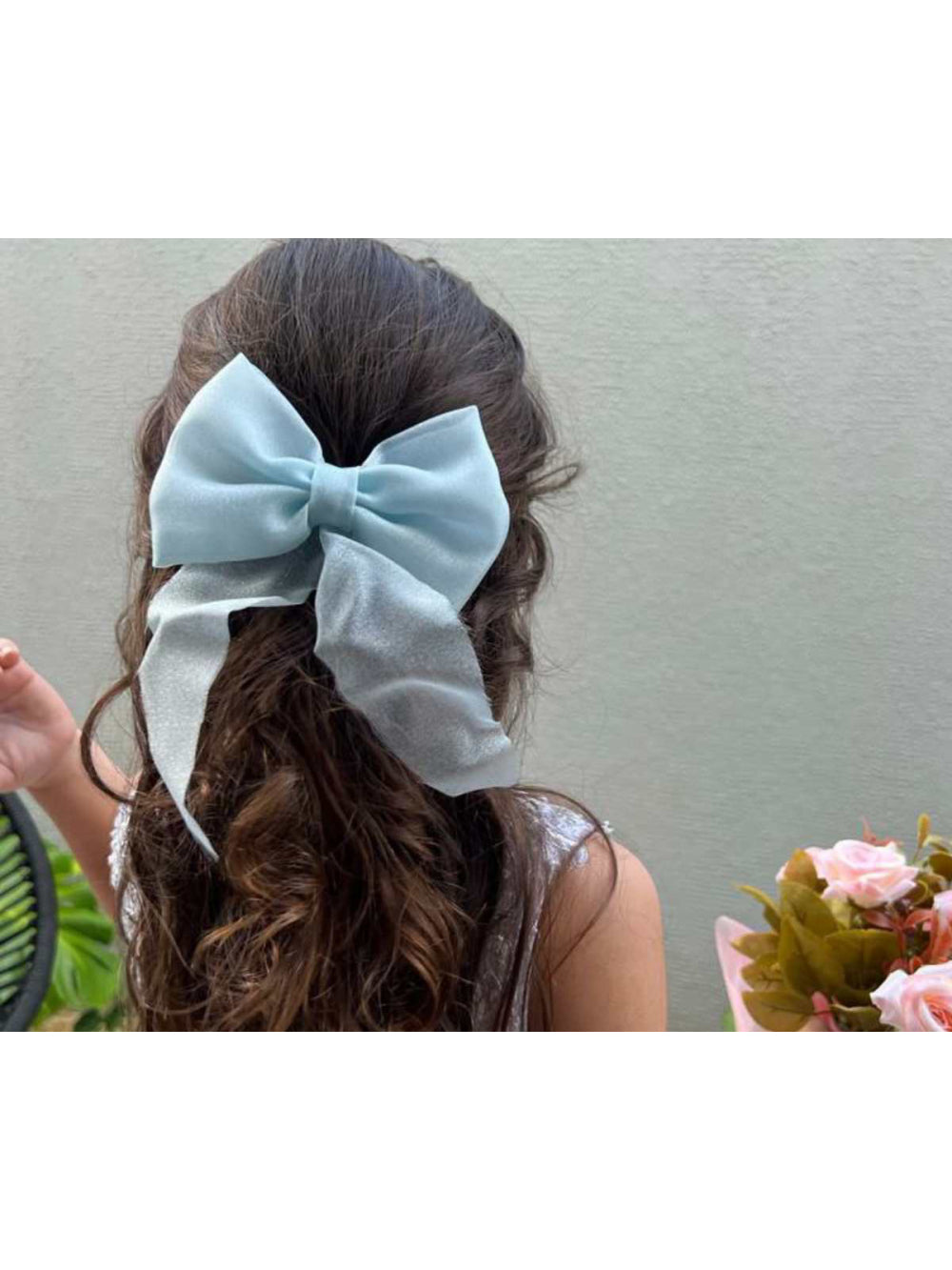 Laço de Organza Delicado Daminhas Noivas Casamento