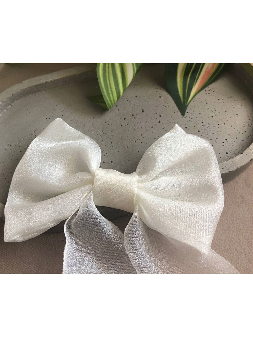 Laço de Organza Delicado Daminhas Noivas Casamento