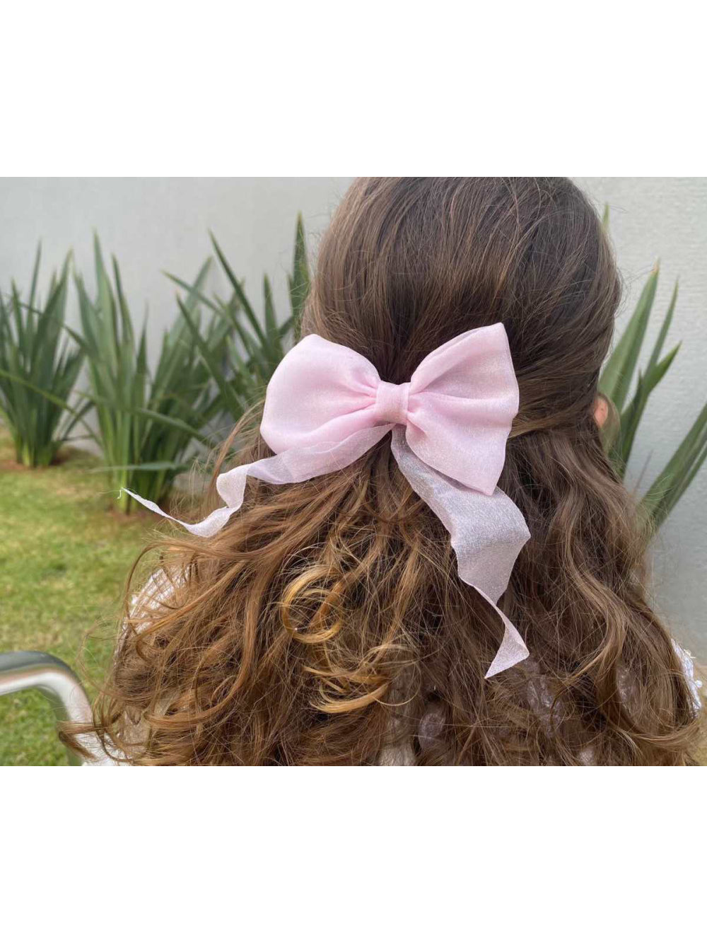 Laço de Organza Delicado Daminhas Noivas Casamento