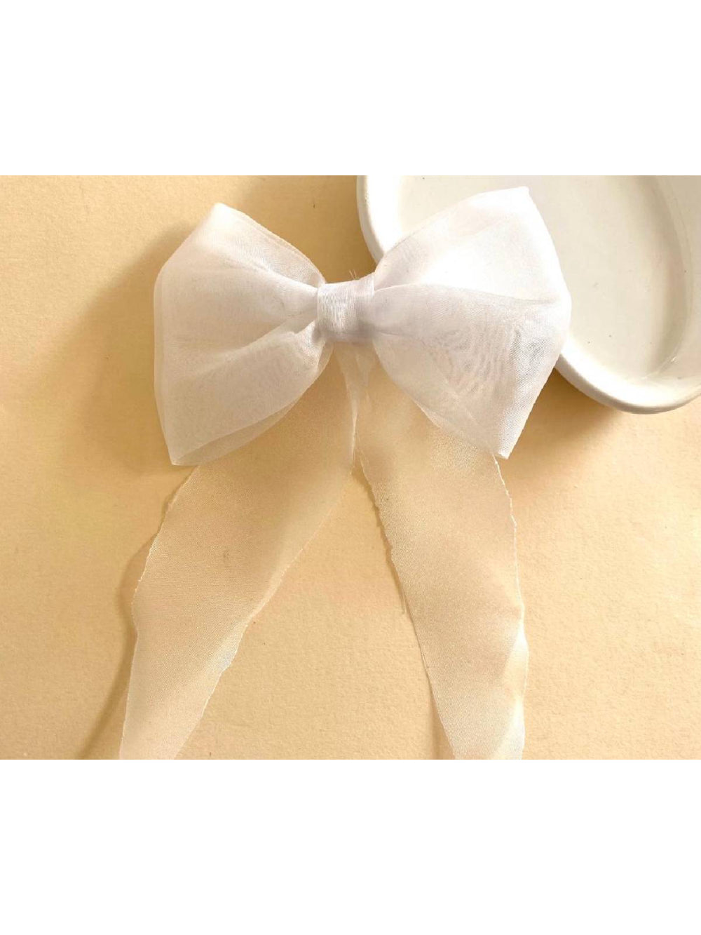 Laço de Organza Delicado Daminhas Noivas Casamento