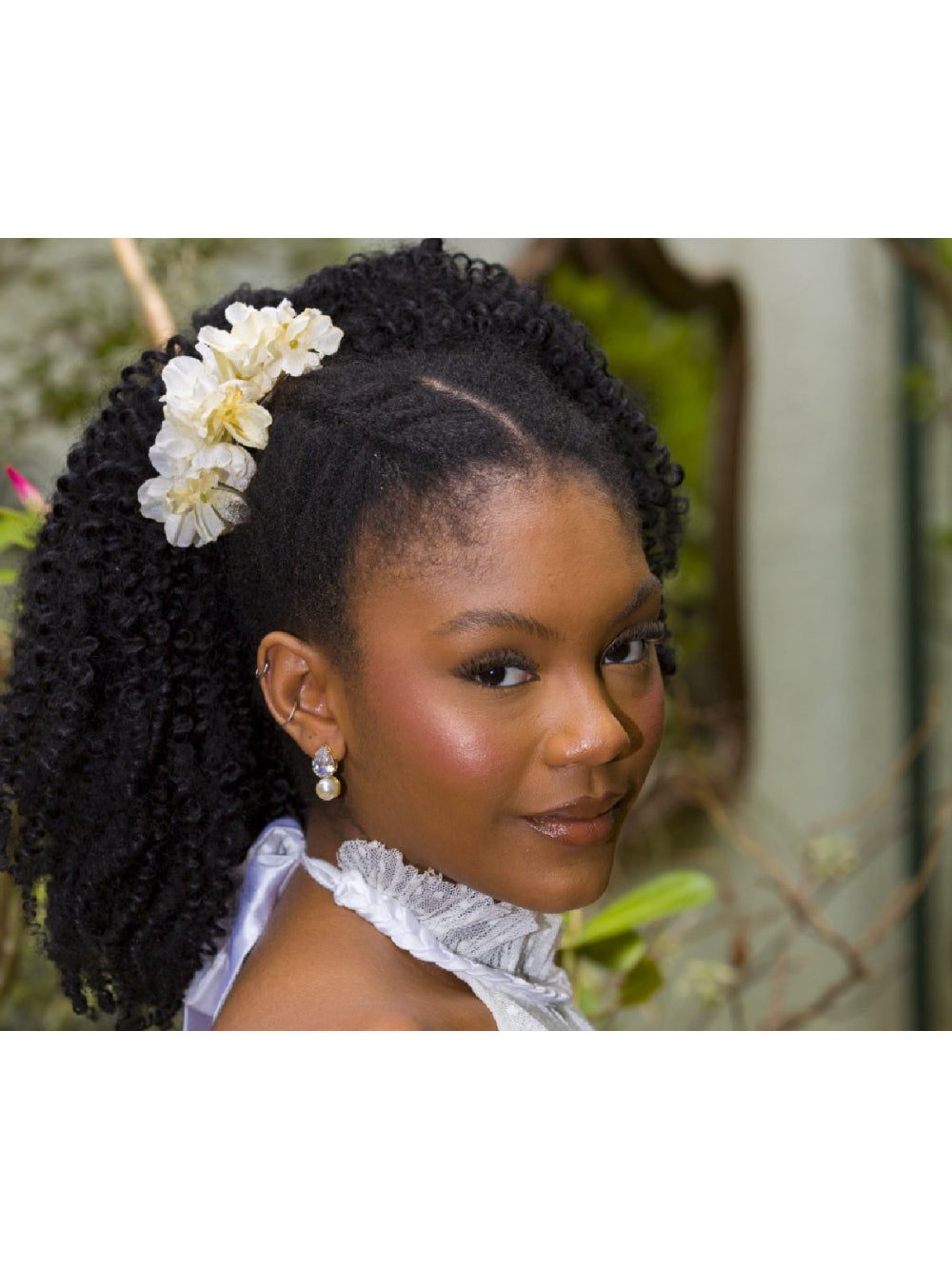 Arranjo De Cabelo Flores Desidratadas Envelhecidas Boho