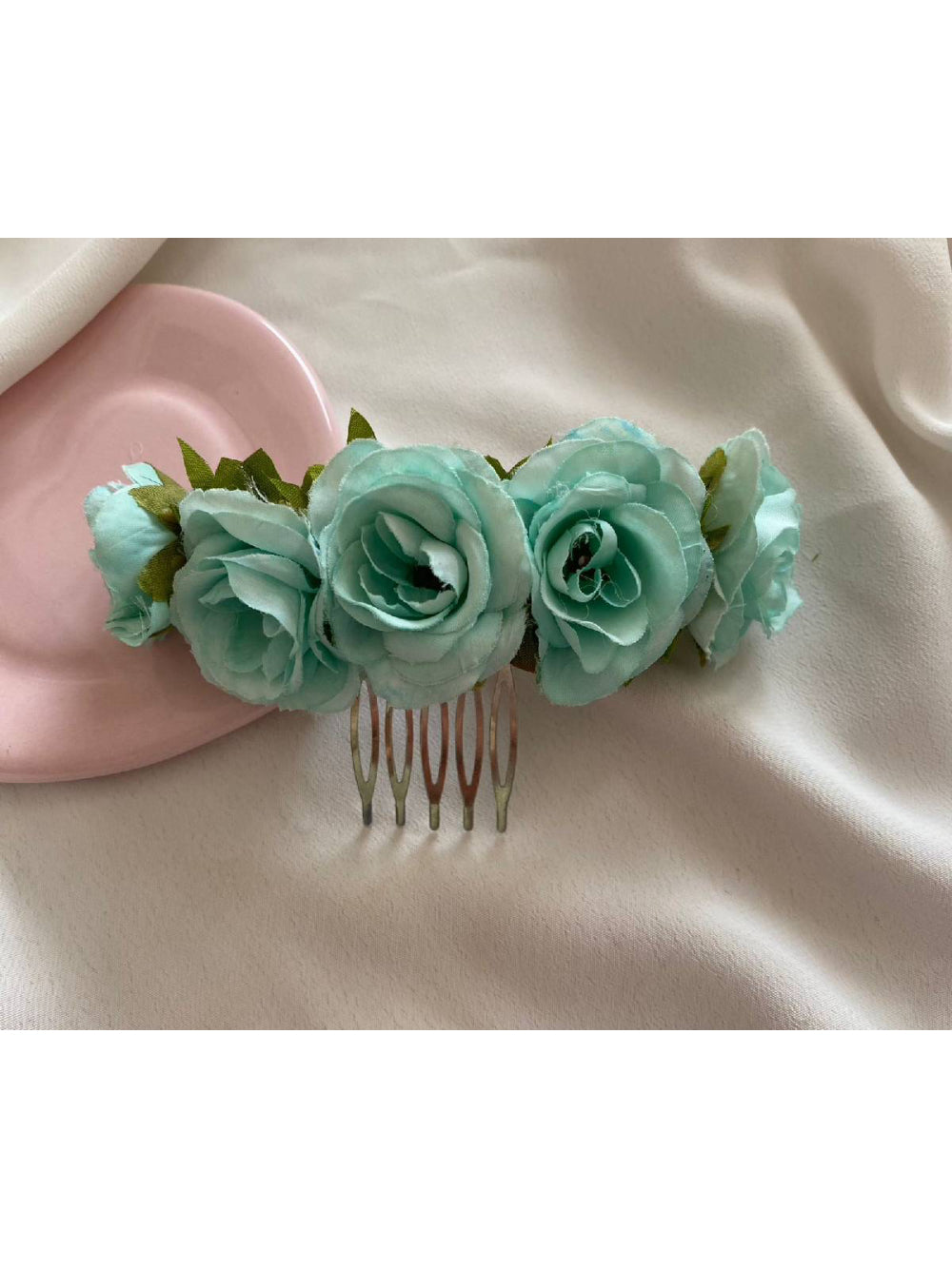 Arranjo de Cabelo 5 Flores Delicadas para Daminhas Infantil