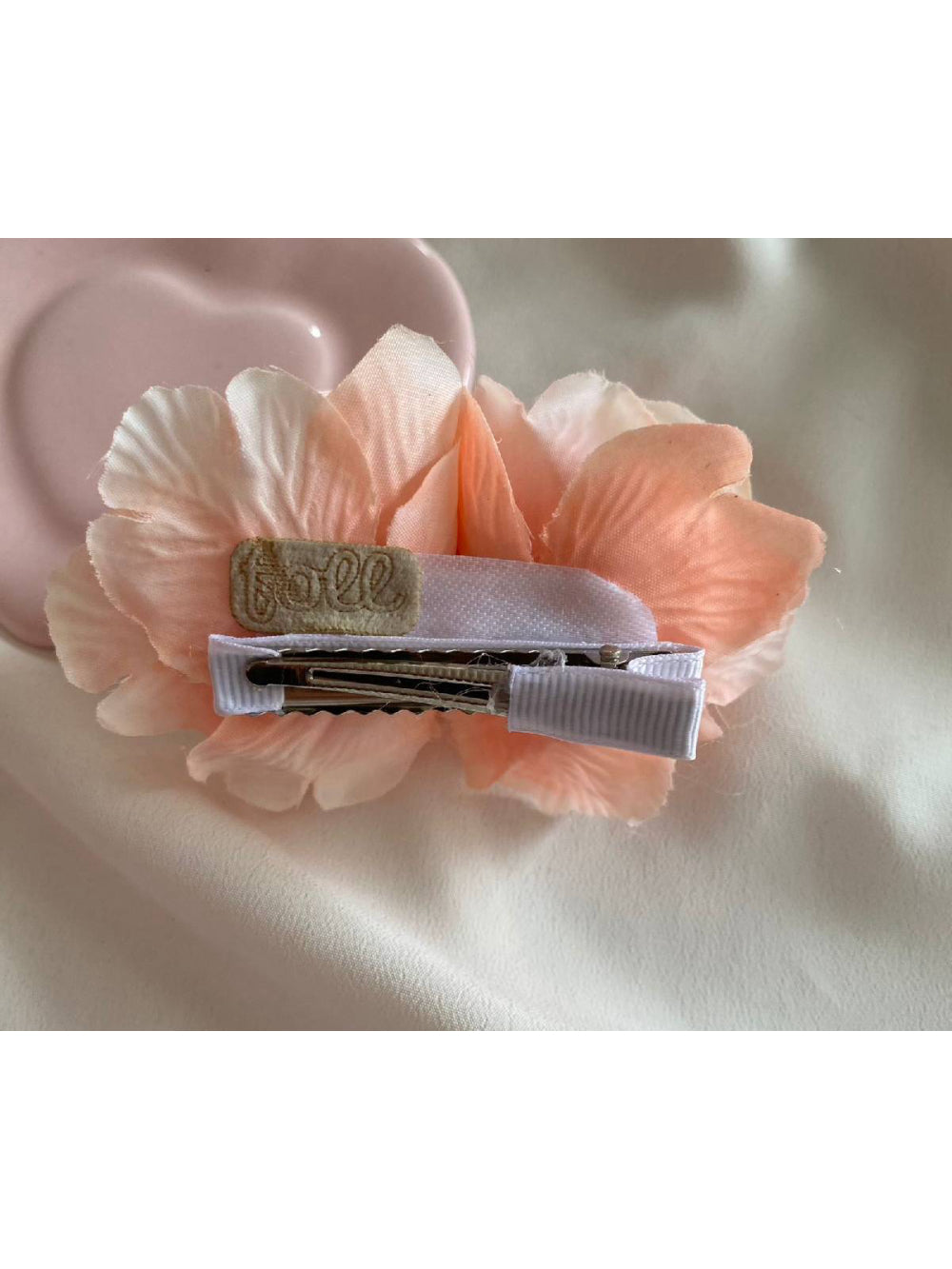 Flor de Cabelo Rosas Duplas Delicado Daminhas Floristas