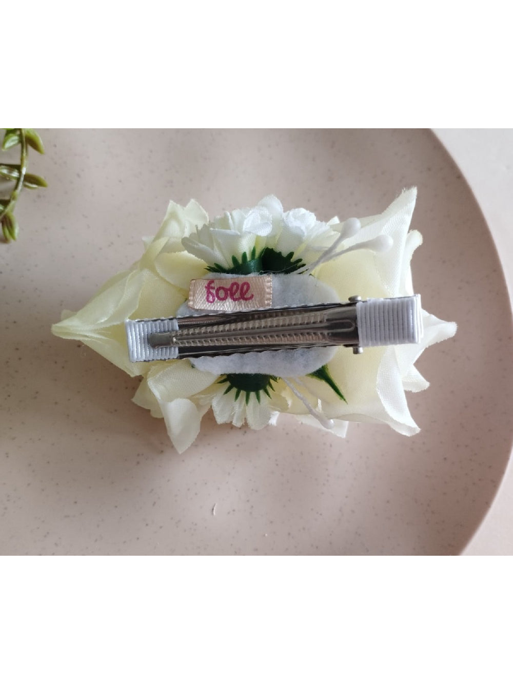 Arranjo Flor de Cabelo Rosas Noivas Dama de Honra