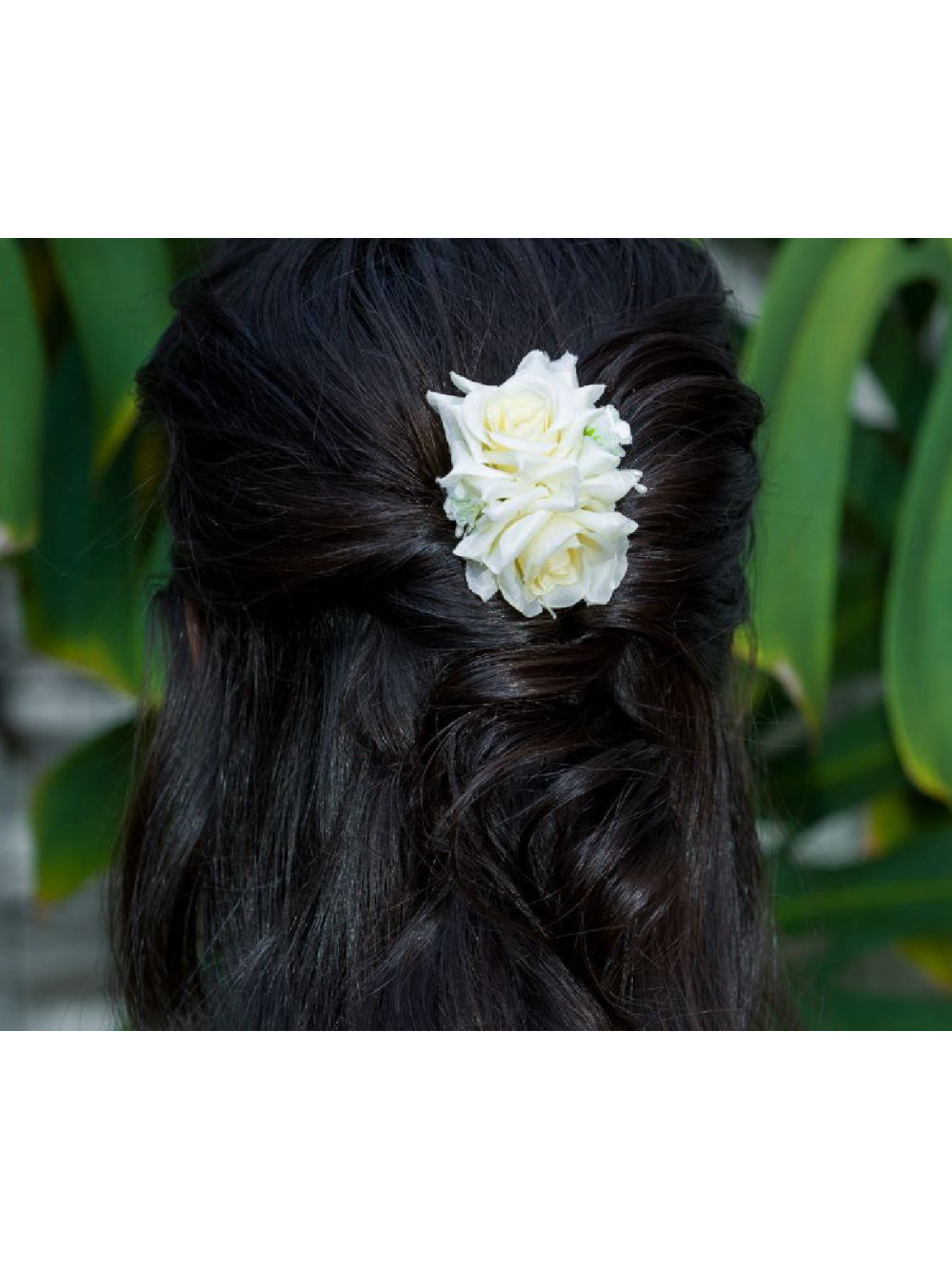 Arranjo Flor de Cabelo Rosas Noivas Dama de Honra