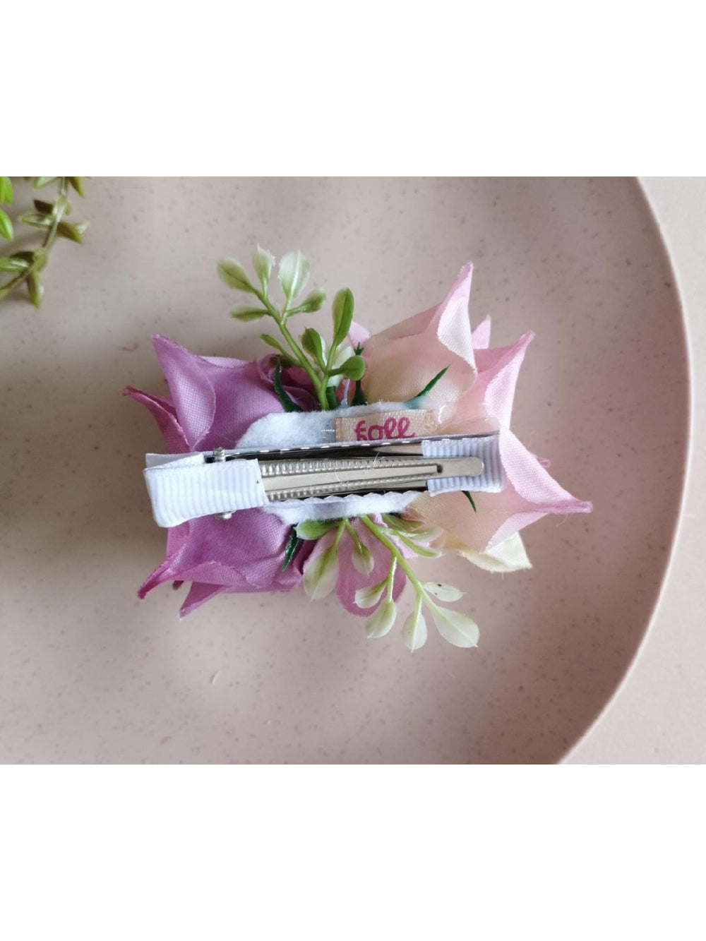 Arranjo Flor de Cabelo Rosas Noivas Dama de Honra