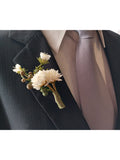 Lapela para Noivos Flores Casamento Broche 1un