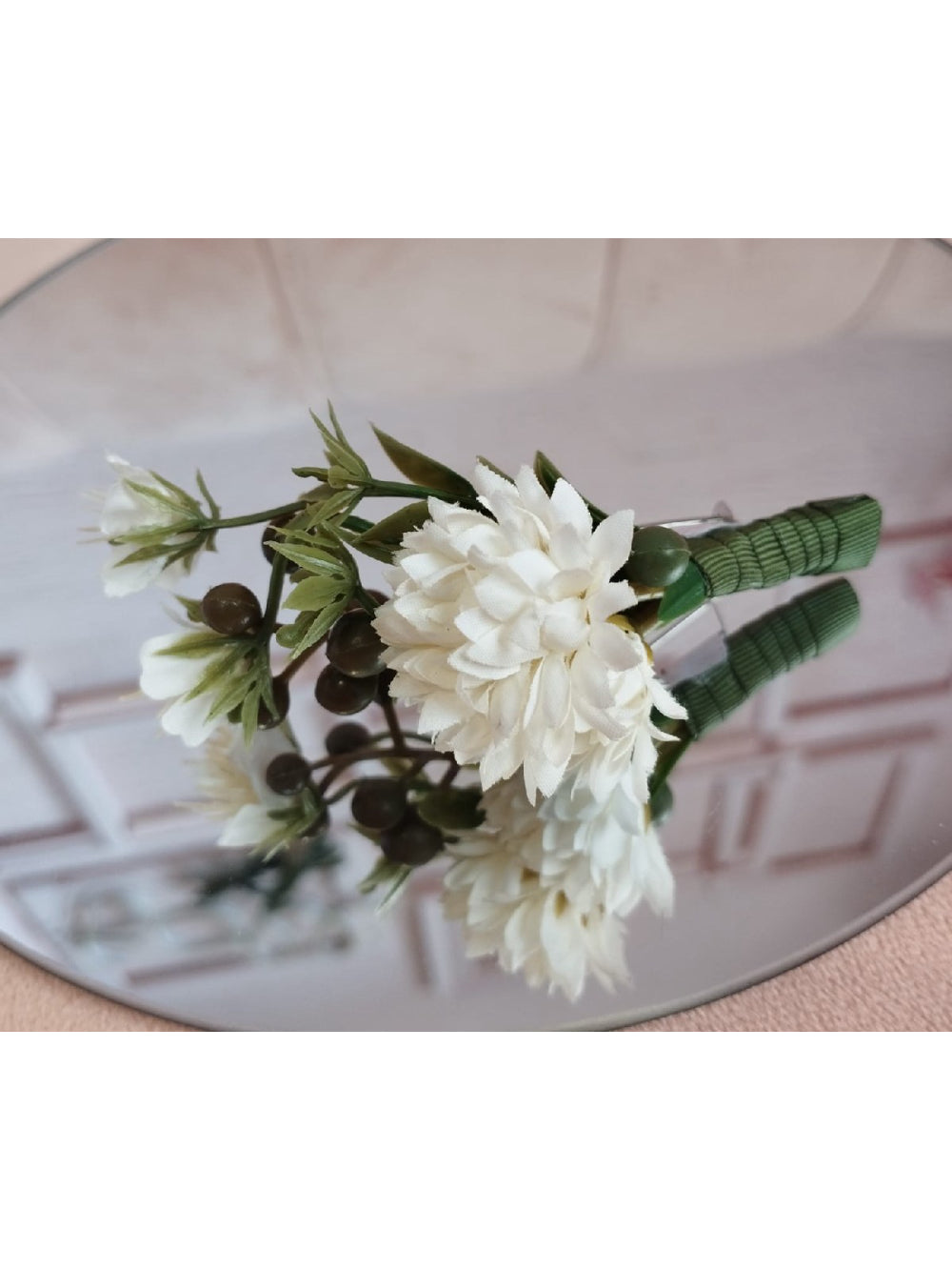 Lapela para Noivos Flores Casamento Broche 1un
