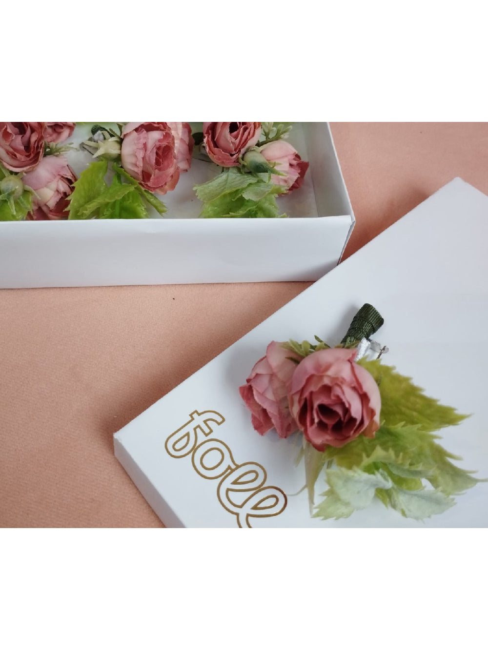 Lapela para Noivos Flores Casamento Broche 1un