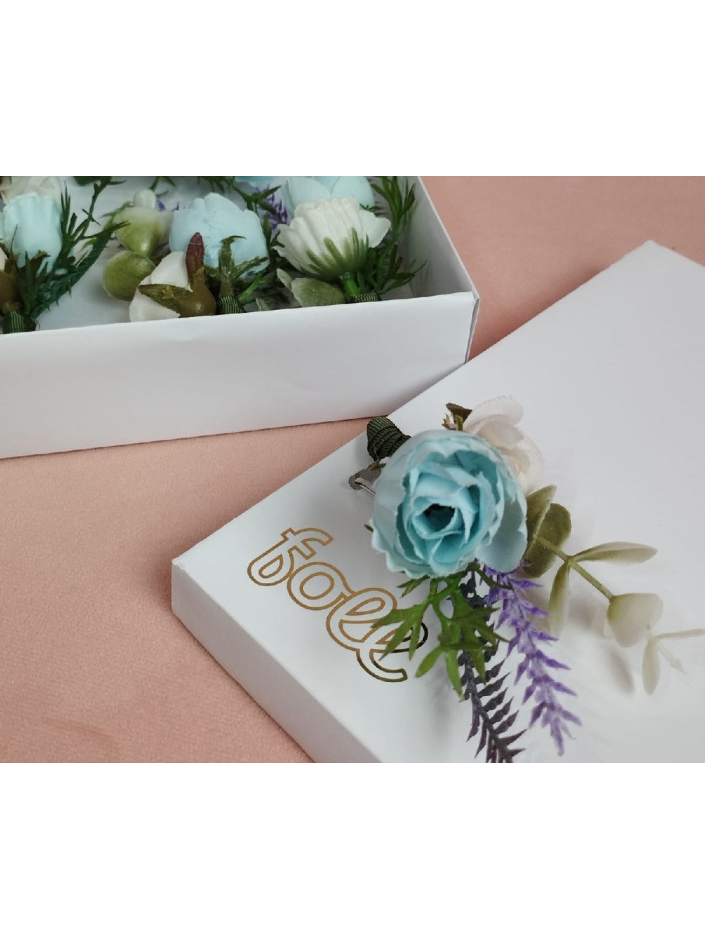 Lapela para Noivos Flores Casamento Broche 1un