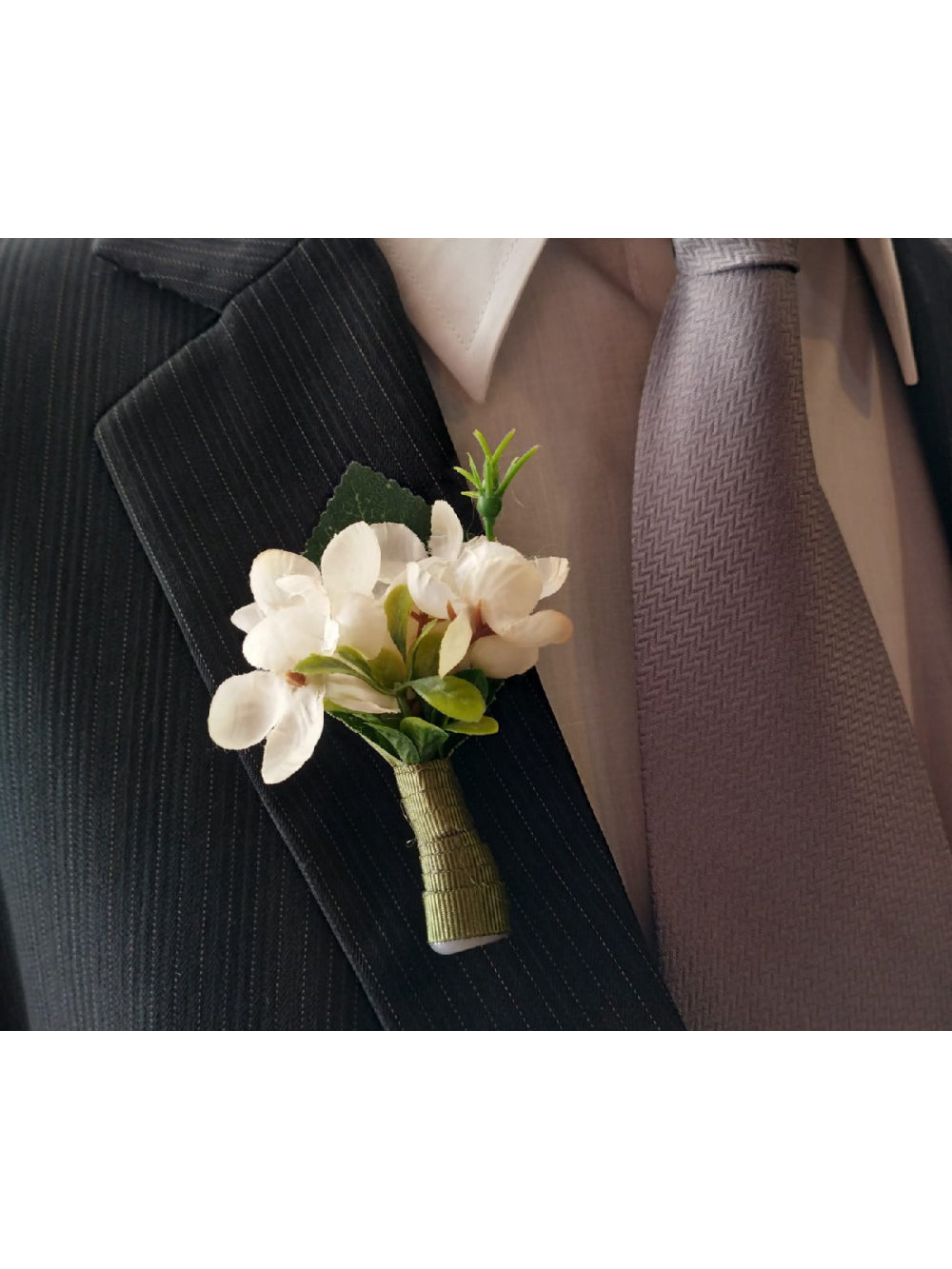 Lapela para Noivos Flores Casamento Broche 1un