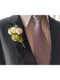 Lapela para Noivos Flores Casamento Broche 1un