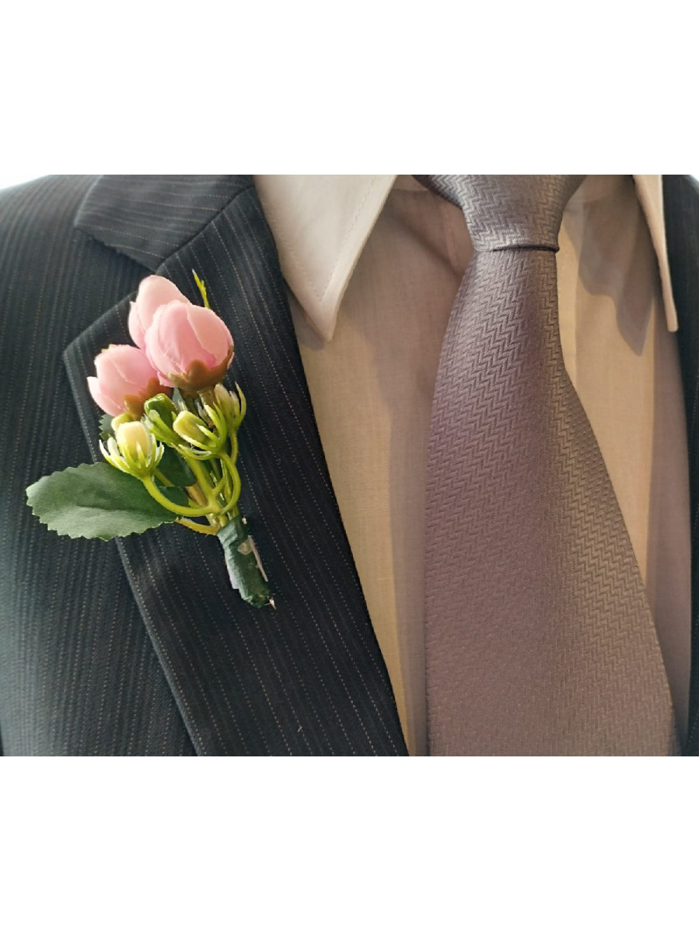 Lapela para Noivos Flores Casamento Broche 1un